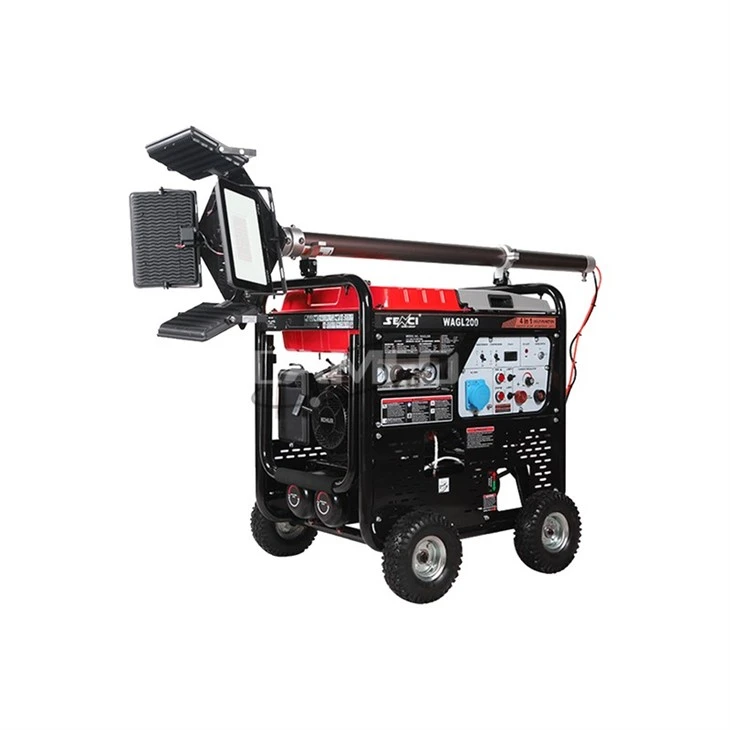 4 in 1 Engine Driven Welder & Generator & Air Compression & LED Lighting